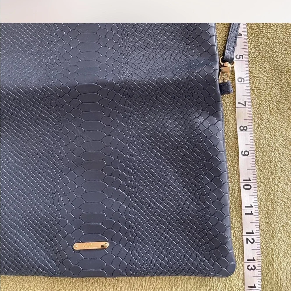 Curateur Box Elegant Navy Blue Clutch Crossbody bag laptop case Classic career